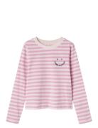 Nkflopine Ls Slim Short Top Name It Pink