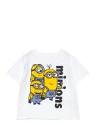 Nmmjule Minions Nreg Ss Top Box Sky Name It White