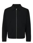 Slhliam Zip Jacket Flex Selected Homme Black