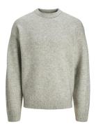 Jorollie Knit Crew Neck Sn Jack & J S Grey