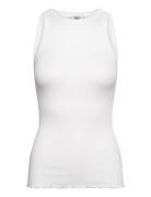 Rmwbaku Viscose Tank Top RM By Rosemunde White