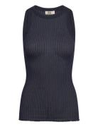 Rmwbaku Viscose Tank Top RM By Rosemunde Navy