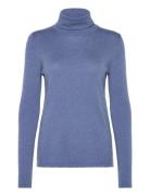 Rmwsofia Wool Ls Roll-Neck Pullover RM By Rosemunde Blue