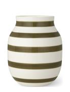 Omaggio Vase H20 Cm Olive Green Kähler Green