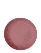 Confetti Lunch Plate W/Relief 1 Pcs . Giftbox Aida Burgundy