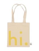 Little Hi. Travel Bag Design Letters Yellow