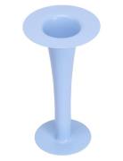 Trumpet. 2-In-1 Vase & Candle Holder Design Letters Blue