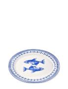 Seafruit Oval Plate Familianna Blue