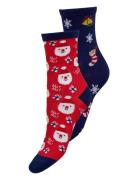 Onlchristmas 2-Pack Sock Box Acc ONLY Navy