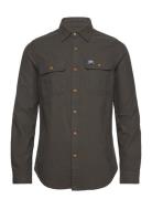 Flannel Workwear Shirt Superdry Green