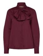 Solid Cotton Shirt Stella Nova Burgundy