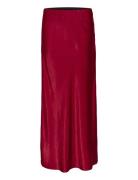 Estellemw Long Skirt My Essential Wardrobe Burgundy