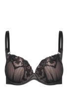 Cabaret Sauvage T-Shirt Push Up Bra CHANTELLE Black