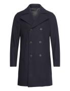 Recycled Pea Coat Lindbergh Navy