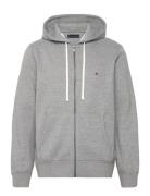 Essential Fleece Zip Through Tommy Hilfiger Grey