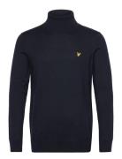 Cotton Merino Turtleneck Jumper Lyle & Scott Navy