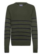 Jjpannel Knit Crew Neck Aw24 Jnr Jack & J S Green