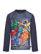 Lwtano 701 - T-Shirt L/S LEGO Kidswear Navy