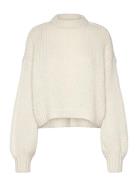 Vmfeng Ls O-Neck Pullover Ga Boo Vero Moda Cream