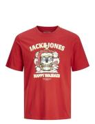 Jjxmas Christmas Skull Tee Ss Crew Jnr Jack & J S Red