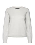 Vmdoffyshine Ls O-Neck Blouse Rep Noos Vero Moda White