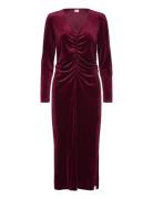 Nuvella Long Dress Nümph Burgundy