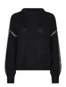 Vmfeng Ls O-Neck Pullover Ga Boo Vero Moda Black