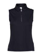 Macy Sl Polo Shirt Daily Sports Navy