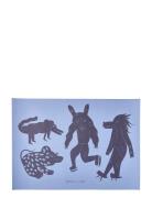 Four Creatures - Blue - 50X70 MADO Patterned