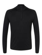 M Base 1/4 Zip 175 Super.natural Black