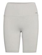 Ribbed Seamless Biker Shorts Aim´n Grey