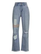 Nlfizzakuilt Dnm Hw Mom Pant LMTD Blue