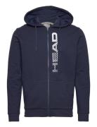 Club Fynn Hoodie Fz Men Head Blue