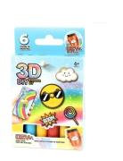 Pen 3D Sticker Diy 6Pcs Robetoy Patterned