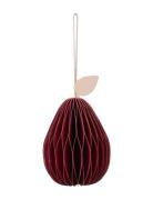 Pear Ornament Broste Copenhagen Red