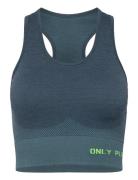 Onpjamino-2 Seam Sports Bra Only Play Blue