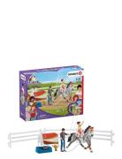 Schleich Horse Club Mias Vaulting Set Schleich Patterned