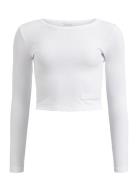 Soft Rib Crop Tee Key Rethinkit White