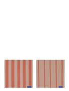 Stripes Dish Cloth, 2-Pack Mette Ditmer Beige