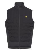 Welded Check Fleece Gilet Lyle & Scott Sport Black