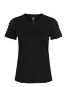 Essential Mesh Detail Tee Casall Black