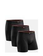 Men's Bamboo Trunks 3-Pack Danish Endurance Black