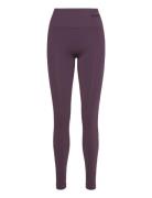 Hmltif Seamless High Waist Tights Hummel Burgundy