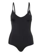 Puma Swim Women V-Neck Crossback Swimsuit 1P Puma Swim Black