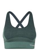 Hmlclea Seamless Sports Top Hummel Green