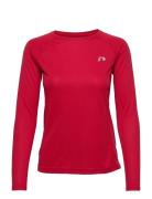 Women Core Running T-Shirt L/S Newline Red