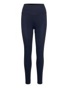 Ribbed Seamless Tights Famme Blue