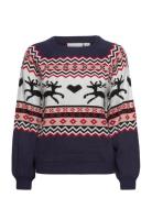 Viholiday L/S Christmas Knit/Ka Vila Patterned