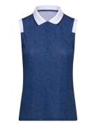 Deni Sleeveless Poloshirt Röhnisch Blue