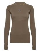 Nwlpace Ls Seamless Woman Newline Khaki